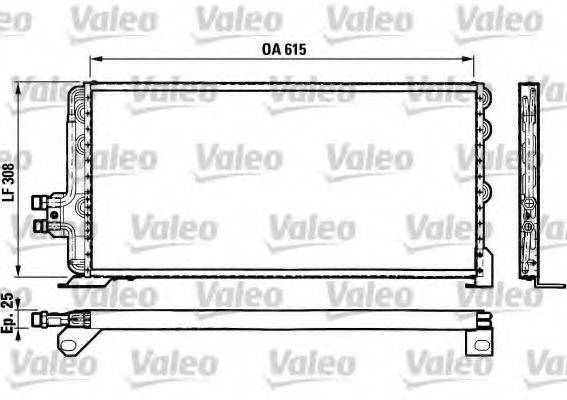 VALEO 816780 Конденсатор, кондиціонер