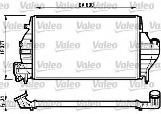 VALEO 816836 Інтеркулер