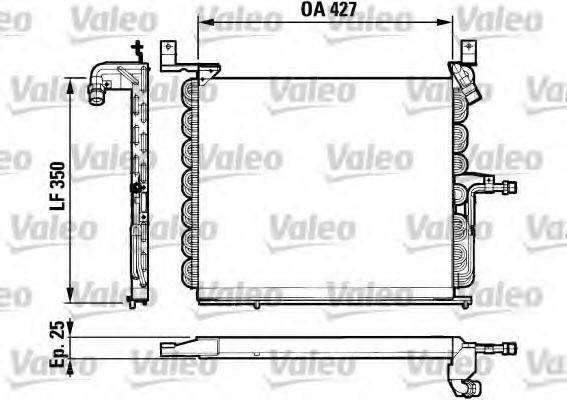 VALEO 816879 Конденсатор, кондиціонер