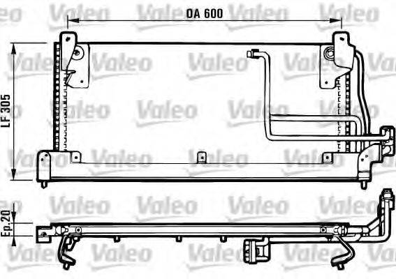 VALEO 816902 Конденсатор, кондиціонер