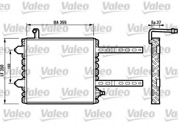 VALEO 816972 Конденсатор, кондиціонер