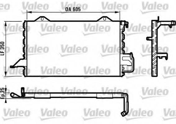 VALEO 816976 Конденсатор, кондиціонер