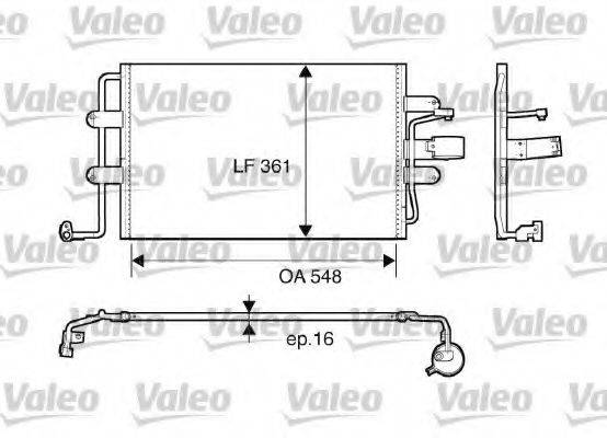 VALEO 817427 Конденсатор, кондиціонер