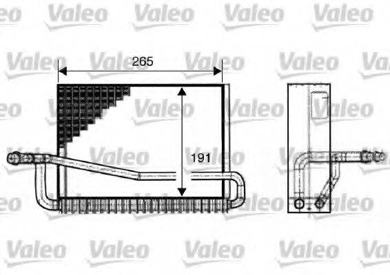 VALEO 817520 Випарник, кондиціонер