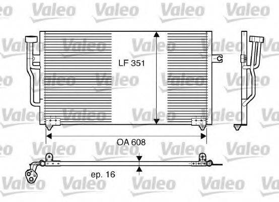 VALEO 817559 Конденсатор, кондиціонер