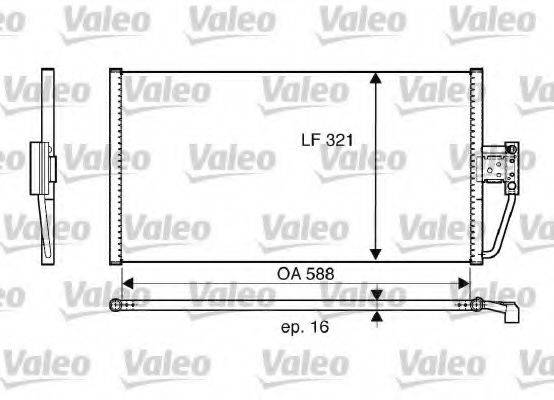 VALEO 817561 Конденсатор, кондиціонер