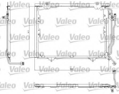 VALEO 817563 Конденсатор, кондиціонер