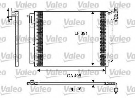 VALEO 817575 Конденсатор, кондиціонер