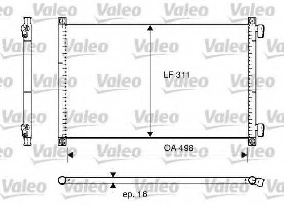 VALEO 817685 Конденсатор, кондиціонер