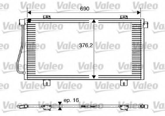 VALEO 817742 Конденсатор, кондиціонер