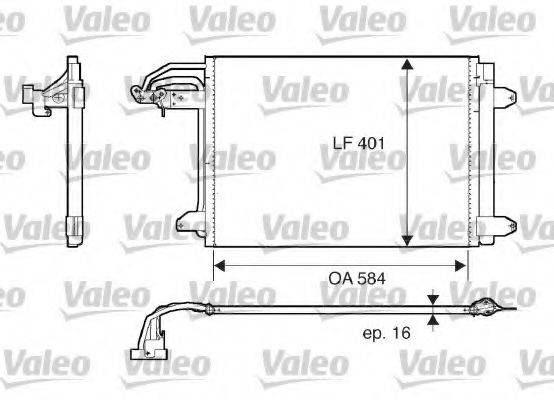 VALEO 817777 Конденсатор, кондиціонер