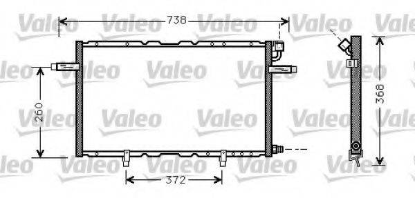 VALEO 817797 Конденсатор, кондиціонер