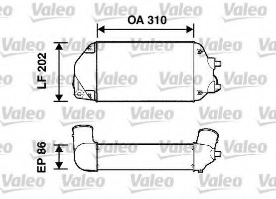 VALEO 817871 Інтеркулер