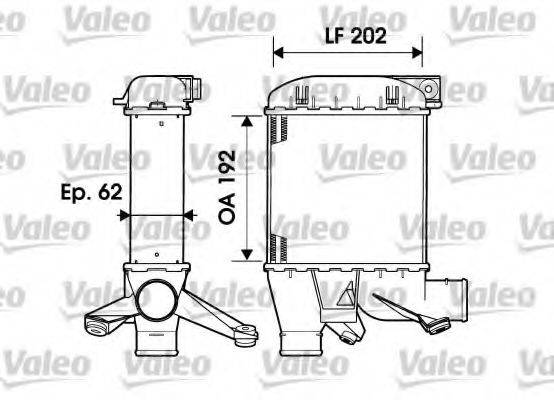 VALEO 817876 Інтеркулер