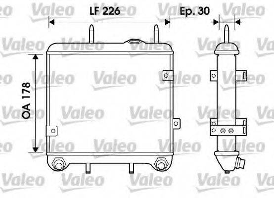 VALEO 817978 масляний радіатор, моторне масло