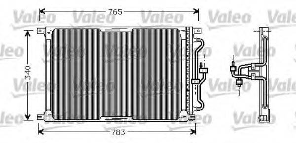 VALEO 818022 Конденсатор, кондиціонер