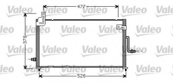 VALEO 818060 Конденсатор, кондиціонер