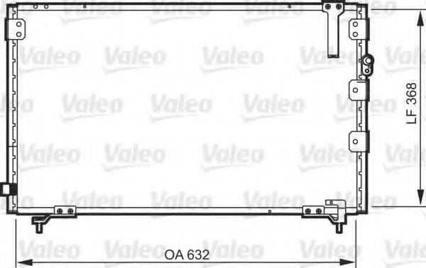 VALEO 818105 Конденсатор, кондиціонер