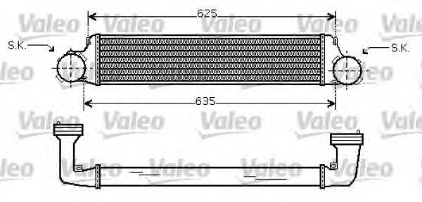 VALEO 818715 Інтеркулер