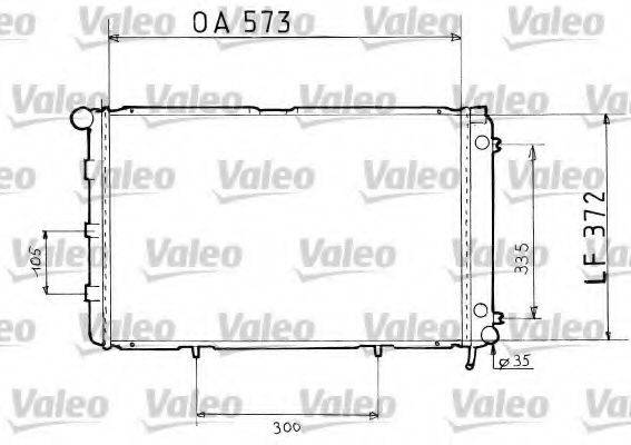 VALEO 819367 Радіатор, охолодження двигуна