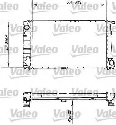 VALEO 819414 Радіатор, охолодження двигуна