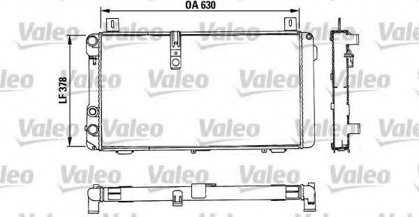 VALEO 883686 Радіатор, охолодження двигуна