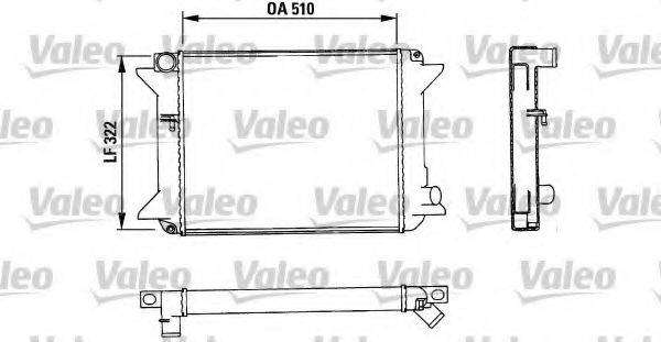 VALEO 883715 Радіатор, охолодження двигуна