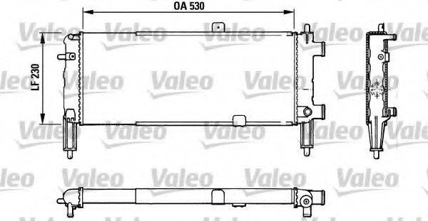 VALEO 883767 Радіатор, охолодження двигуна