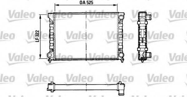 VALEO 883878 Радіатор, охолодження двигуна