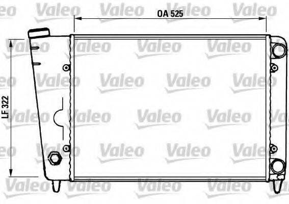 VALEO 883905 Радіатор, охолодження двигуна