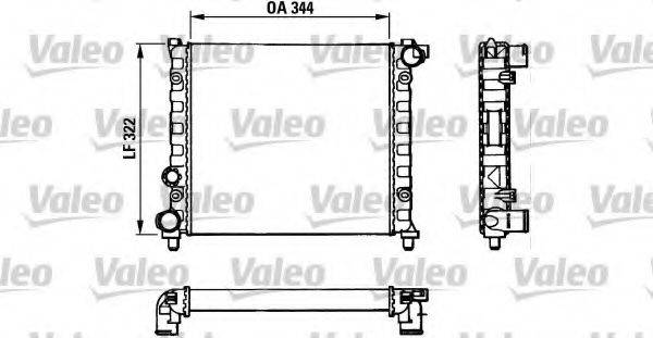 VALEO 883921 Радіатор, охолодження двигуна