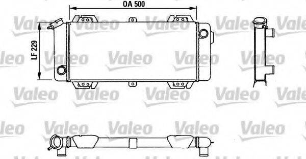 VALEO 883954 Радіатор, охолодження двигуна