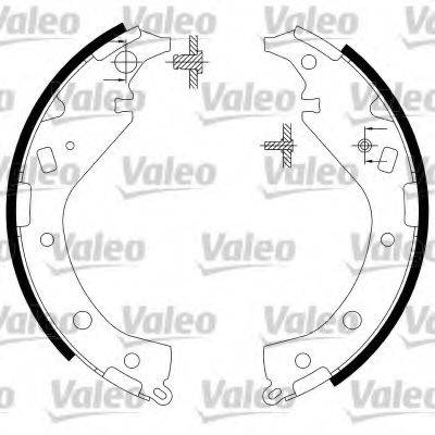 VALEO 564005 Комплект гальмівних колодок