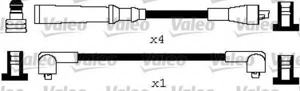 VALEO 346641 Комплект дротів запалювання