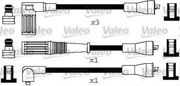 VALEO 346617 Комплект дротів запалювання