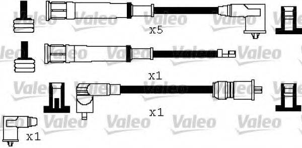 VALEO 346573 Комплект дротів запалювання