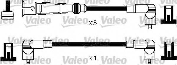 VALEO 346465 Комплект дротів запалювання