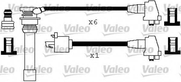 VALEO 346423 Комплект дротів запалювання