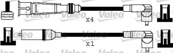 VALEO 346383 Комплект дротів запалювання