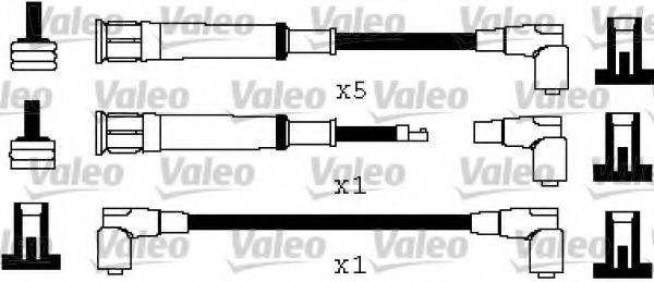 VALEO 346377 Комплект дротів запалювання