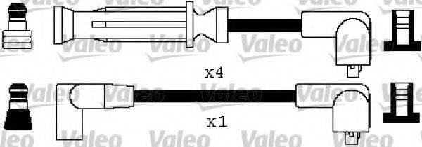 VALEO 346345 Комплект дротів запалювання