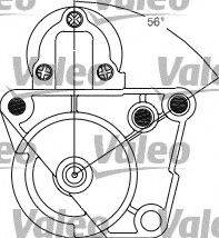 VALEO 458274 Стартер