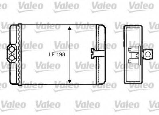 VALEO 812387 Теплообмінник, опалення салону