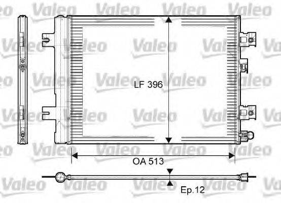 VALEO 814077 Конденсатор, кондиціонер