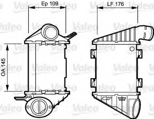 VALEO 817764 Інтеркулер