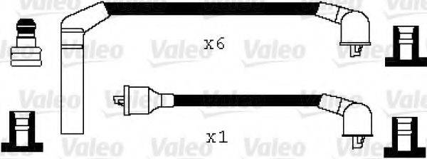 VALEO 346018 Комплект дротів запалювання