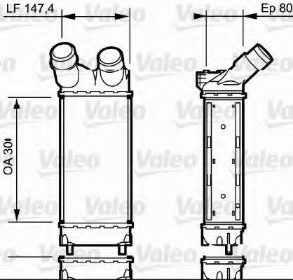 VALEO 818866 Інтеркулер