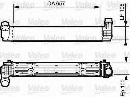 VALEO 818869 Інтеркулер