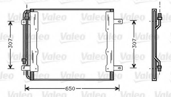 VALEO 818035 Конденсатор, кондиціонер