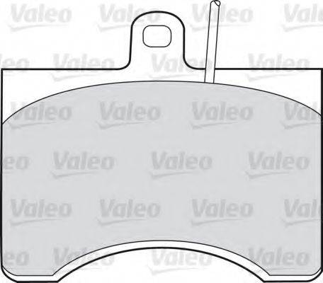 VALEO 598591 Комплект гальмівних колодок, дискове гальмо